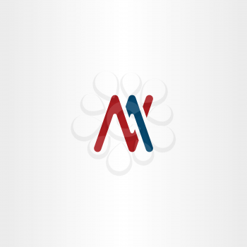 letter m and n logo sign symbol logo