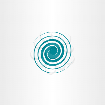 spiral swirl vector icon wave 