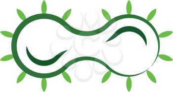 bacteria cell division icon logo vector design