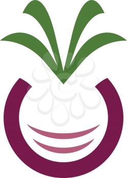 beet icon logo symbol vector design element