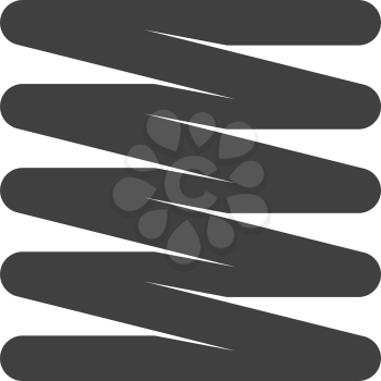 black metal spring icon vector symbol design
