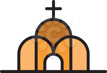 church icon vector design element 