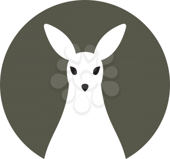 kangaroo vector logo symbol icon 