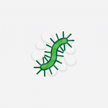 parasite icon bacteria vector symbol design
