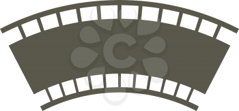 photographic film icon logo vector design 