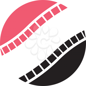 photographic film vector icon logo symbol 
