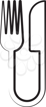 restaurant logo fork and knife icon 