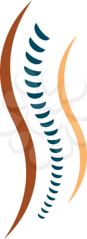 spine logo icon design element vector illustration 