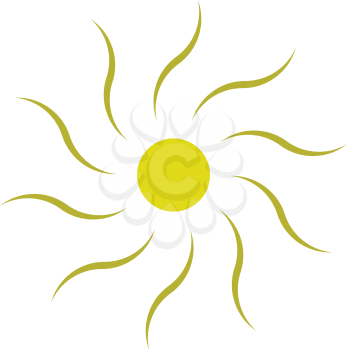 sun vector element icon logo symbol design