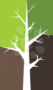 tree symbol logo vector sign element