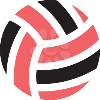 volleyball logo design vector icon 