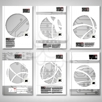Brochure, flyer or report for business, template vector