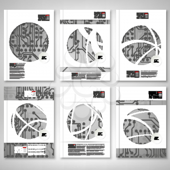Brochure, flyer or report for business, template vector