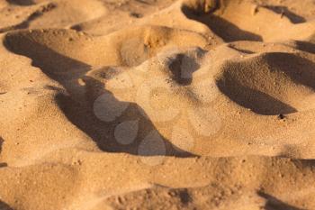 Desert sand texture from the sand in Egypt