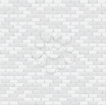 White old close-up brick template background texture. Empty wall architecture interior
