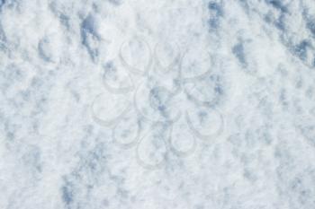 Ice snow texture. Snowflake cover winter background. Fresh snowdrift backdrop. Snowy covered landscape