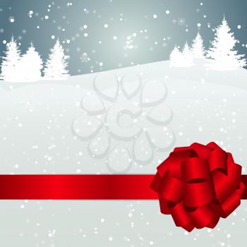 Christmas Snowflakes on Background Vector Illustration. EPS10