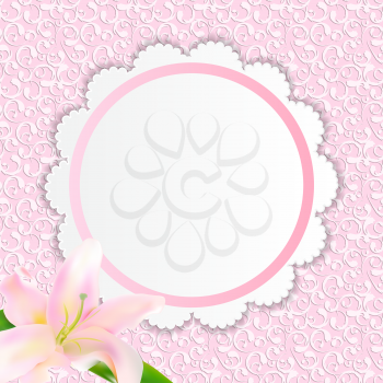 Frame in Vintage Background. Vector Illustration. EPS10