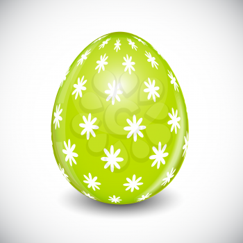 Beautiful Easter Egg Isolated Vector Illustration EPS10