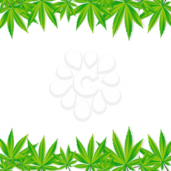 Abstract Cannabis on Background Vector Illustration EPS10