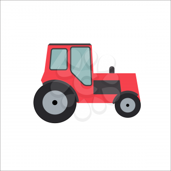 Ftat Tractor Vector Illustration EPS10