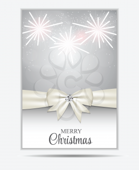 Christmas Website Banner and Card Background Vector Illustration EPS10