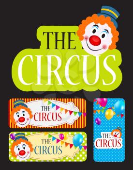 The Circus Banner Set Vector Illustration EPS10
