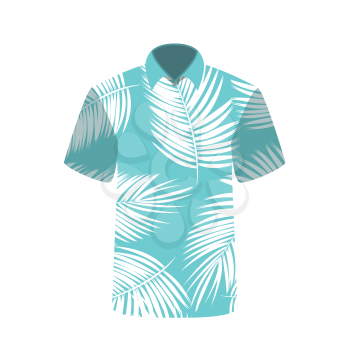 T-shirt with the image of palm trees. Vector Illustration. EPS10