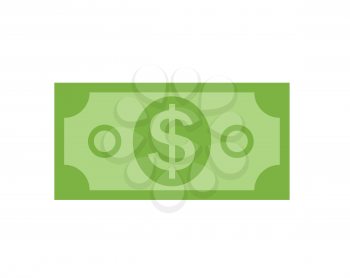 US Dollar Stack Paper Banknotes  Icon Sign Business Finance Money Concept Vector Illustration EPS10