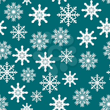 Abstract beauty Christmas and New Year Seamless Pattern  background. Vector Illustration EPS10