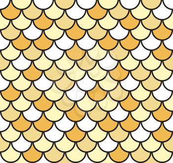 Seamless Fish Scale Pattern Vector Illustration EPS10