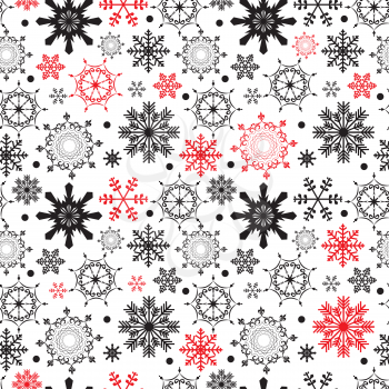 Abstract Beauty Christmas and New YearSeamless Pattern Background. Vector Illustration. EPS10