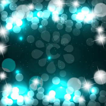 Abstract Beauty Christmas and New Year Background. Vector Illustration. EPS10