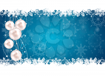 Abstract Beauty Christmas and New Year Background. Vector Illustration. EPS10