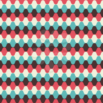 Hypnotic Seamless Pattern Background. Vector Illustration. EPS10