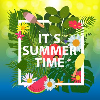 Summer Abstract Background Vector Illustration EPS10