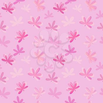 Abstract Natural Leaves Seamless Pattern Background Vector Illustration EPS10