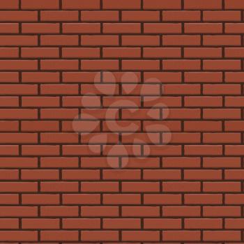 Brick Wall Seamless Vector Illustration Background EPS10