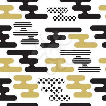 Abstract Seamless Striped Pattern Vector Illustration EPS10
