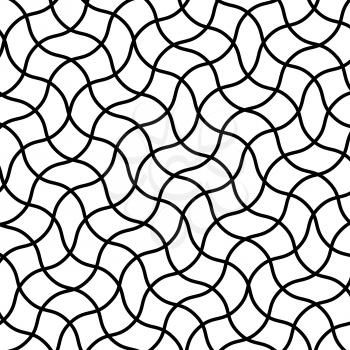 Black and White Abstract Background. Vector Illustration. EPS10