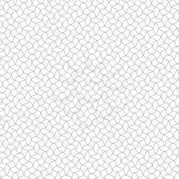 Black and White Abstract Background Seamless Pattern. Vector Illustration. EPS10