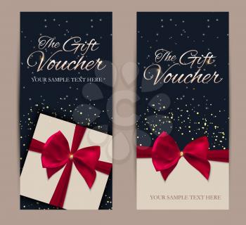 Gift Voucher Template Vector Illustration for Your Business EPS10