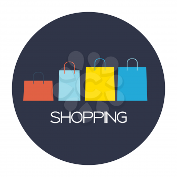 Shopping Bag Design Background. Vector Illustration EPS10