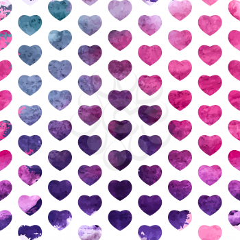 Heart Love Seamless Pattern Background Vector Illustration EPS10