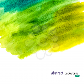 Abstract Paint Hand Drawn Watercolor Background Vector Illustration EPS10