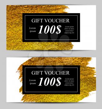Gift Voucher Template For Your Business. Vector Illustration EPS10
