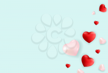 Valentine's Day Love and Feelings Weekend Sale Background Design. Vector illustration EPS10
