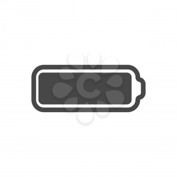 Full Battery Icon isolated. Vector Illustration EPS10