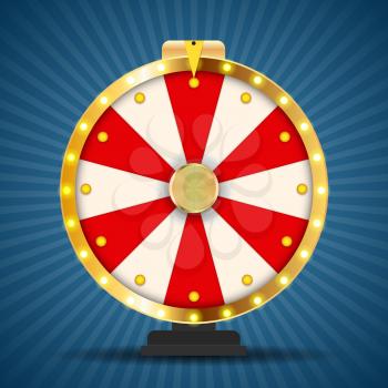 Wheel of Fortune, Lucky background. Vector Illustration EPS10