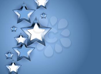 Abstract Glossy Star Background. Vector Illustration EPS10